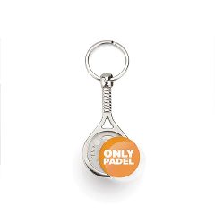 Porta-chaves raquete de padel com fotografia MPD – foto 3