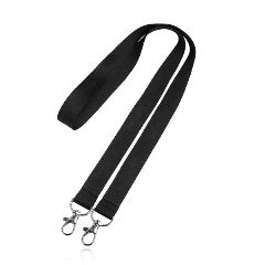 Lanyard em poliéster com dois mosquetões Double Lany – foto 5