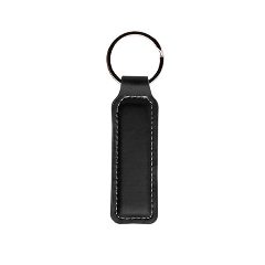 Porta-chaves em PU com argola de metal Strakey – foto 7