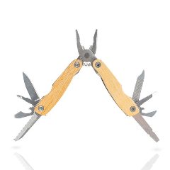 Alicate multifunções dobrável em bambu com 10 funções Multi Bamtool – foto 3