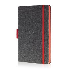Bloco de notas A5 em PU com porta-esferográfica Exnote – foto 6