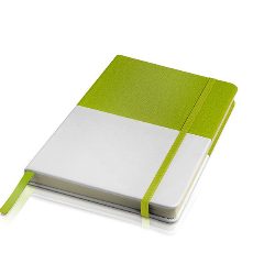 Bloco de notas A5 em PU bicolor Kuote – foto 7