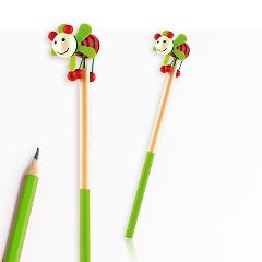 Lápis de carvão infantil bicolor com figura Zoo – foto 5