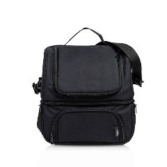 Bolsa térmica em RPET com dois compartimentos Ecolunch – foto 6