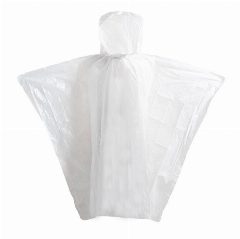 Poncho de emergência em HDPE com capuz SOS Rain – foto 7