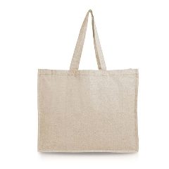 Saco em algodão reciclado 190 g/m² com fole de 15 cm Fashionista – foto 5