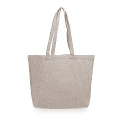 Saco em algodão reciclado 280 g com fole Belg – foto 5