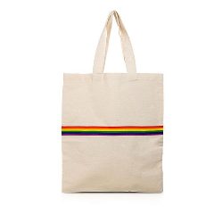 Saco em algodão 180 g com riscas coloridas Multibag – foto 3