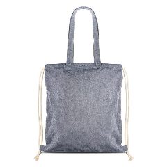 Saco mochila em algodão reciclado com asas longas RecyPack – foto 5