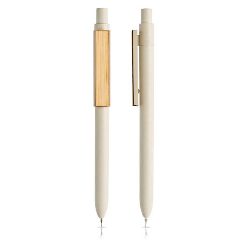 Conjunto esferográfica e lapiseira em fibra de bambu Bamfiber Set – foto 3
