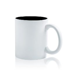 Caneca de cerâmica 325 ml mate com interior colorido Popmug – foto 7