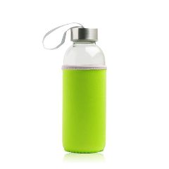 Garrafa em vidro 430 ml com manga em neopreno Neobottle – foto 6