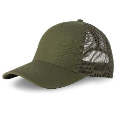 Boné trucker de 5 painéis com snapback Rydell – foto 7