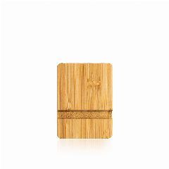 Suporte em bambu com duas ranhuras para telemóvel e tablet Bambase – foto 2