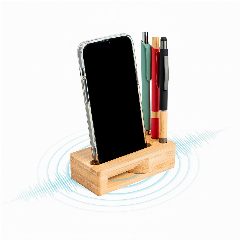 Suporte para telemóvel e canetas em bambu BambooTune Holder – foto 6