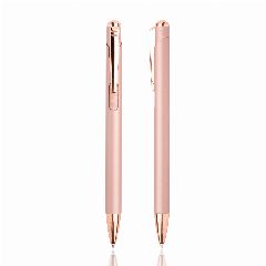Esferográfica em metal com detalhes rosa gold Writz – foto 2