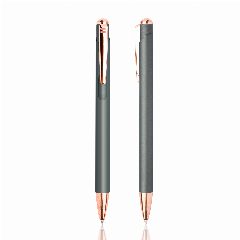 Esferográfica em metal com detalhes rosa gold Writz – foto 6