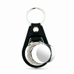 Porta-chaves em metal e pele sintética com ficha de 1,00 € MD-25 Carro – foto 2
