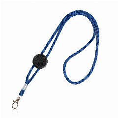 Lanyard tubular em poliéster com ajustador Treel – foto 3