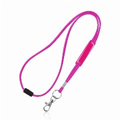 Lanyard tubular com fecho de segurança e ajuste em PVC Ribbon – foto 4