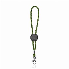 Porta-chaves tubular em poliéster com mosquetão Byner – foto 3