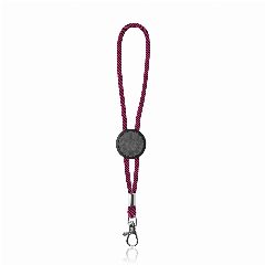 Porta-chaves tubular em poliéster com mosquetão Byner – foto 6