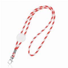 Lanyard tubular em terylene às riscas largas Lapely – foto 4