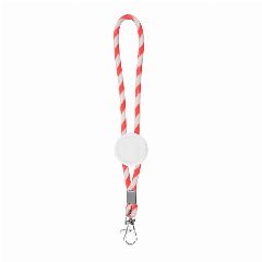 Porta-chaves tubular às riscas com mosquetão Stry – foto 6