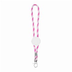 Porta-chaves tubular às riscas com mosquetão Stry – foto 3