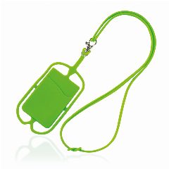 Lanyard em silicone com porta-cartões e suporte para smartphone Lancy – foto 4