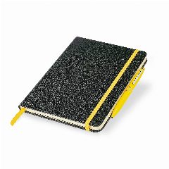 Bloco de notas A5 preto com detalhes coloridos Happynote – foto 5