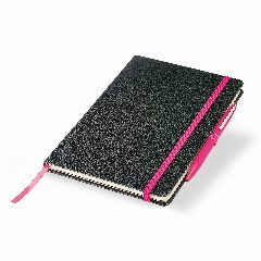 Bloco de notas A5 preto com detalhes coloridos Happynote – foto 6