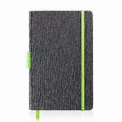 Bloco de notas A5 em PU com porta-esferográfica Exnote – foto 2