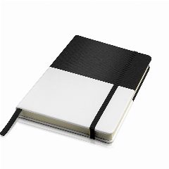 Bloco de notas A5 em PU bicolor Kuote – foto 3