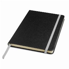 Bloco de notas A5 em PU preto para laser Stylebook – foto 3