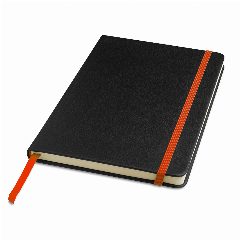 Bloco de notas A5 em PU preto para laser Stylebook – foto 2