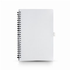 Bloco de notas A5 de argolas com capa em PP Spiral – foto 3
