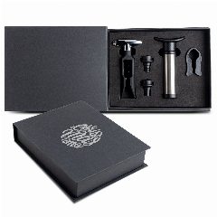 Set de vinho com bomba de vácuo e rolhas Winelux – foto 3