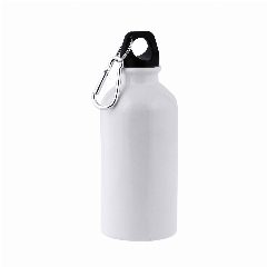 Garrafa em alumínio 400 ml para sublimação com mosquetão Ollaf – foto 2