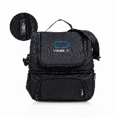 Bolsa térmica em RPET com dois compartimentos Ecolunch – foto 2