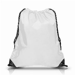 Saco mochila em poliéster 210D com detalhes pretos Runbag – foto 2