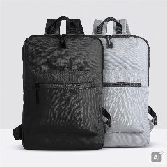 Mochila fina para portátil 15,6" em soft PU Slim – foto 5