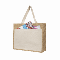 Saco em juta laminada com bolso frontal até 11 kg SunSet – foto 5