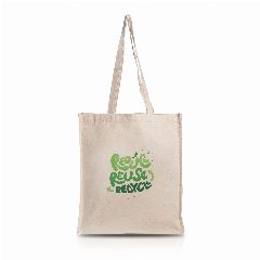 Saco em algodão orgânico 220 g com fole Celici – foto 2