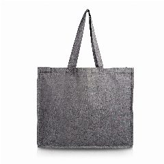 Saco em algodão reciclado 190 g/m² com fole de 15 cm Fashionista – foto 2