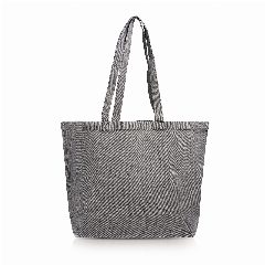 Saco em algodão reciclado 280 g com fole Belg – foto 2