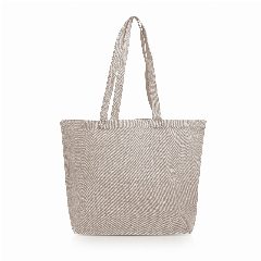 Saco em algodão reciclado 280 g com fole Belg – foto 3