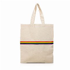 Saco em algodão 180 g com riscas coloridas Multibag – foto 2