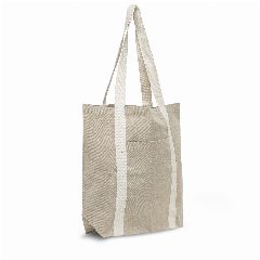 Saco em algodão reciclado 310 g com bolso exterior Dailybag – foto 4