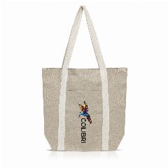 Saco em algodão reciclado 310 g com bolso exterior Dailybag – foto 6